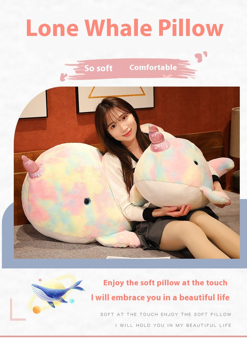 Whale Ocean Animal Throw Pillow Plush Toy What Else You Got?
