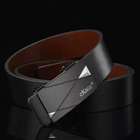 Toothless Automatic Buckle Belt Men's Leather Belt