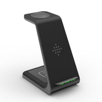3-in-1 Fast Wireless Charging Station - Charger Stand for Phone, Watch & Earbuds
