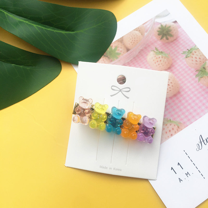 Acrylic Jelly Bear Candy Color Hair Clip What Else You Got?