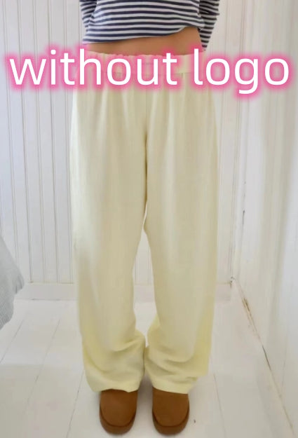 Fashion Y2K Striped Straight Trousers Summer Elastic High Waist Wide Leg Pants For Women What Else You Got?