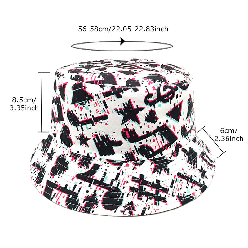 Musical Note Pattern Printing Bucket Hat European And American Summer Outdoor Travel What Else You Got?