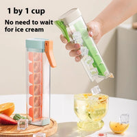 Ice Cube Press Mold with Storage Box – Food-Grade Ice Tray
