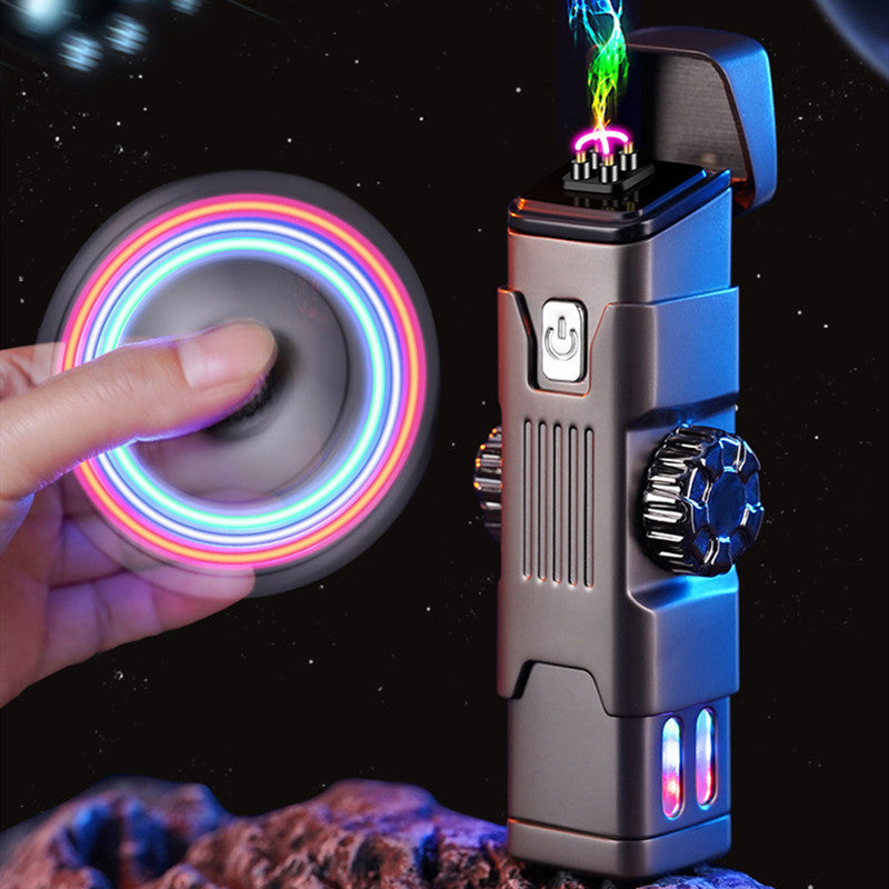 Energy Pillar Fingertip Gyro Lighter with Colored LED Lights What Else You Got?
