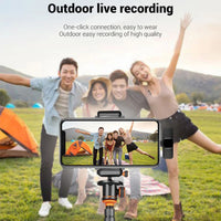 CrystalClear Pro Wireless Mic: 10H Battery, Noise-Free Audio for iPhone/Android & Live Streaming