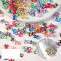 Y2K Gummy Bear 3D Nail Charms – Candy Bear Nail Art Decorations