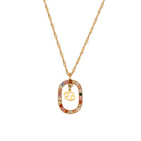 Celestial Guidance Zodiac Necklace - Stainless Steel Constellation Pendant