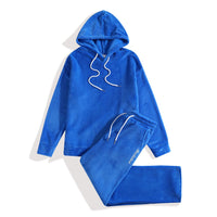 Plus-Size Men’s Comfortable Hoodie & Jogger Set – Everyday Casual Streetwear Outfit