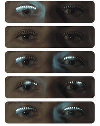 LED Light-Up False Eyelashes – 6 Colors, 7 Flash Modes for Cosplay & Events