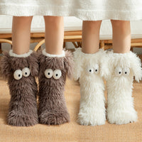 Cozy Fleece Snow Socks – Anti-Slip Winter Warmers with Adorable Pet Designs (One Size Fits Most)
