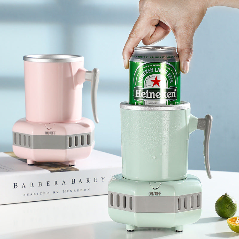 Mini Electric Cooling Cup – Quick-Chill Beverage Cooler for Home & Office
