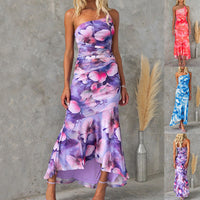 Graceful Blooms One-Shoulder Summer Dress | God's Grace in Every Stitch | Free Shipping