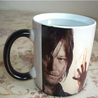 Heat-Activated Color-Changing Ceramic Mug – 350ml Magic Reveal Coffee Cup