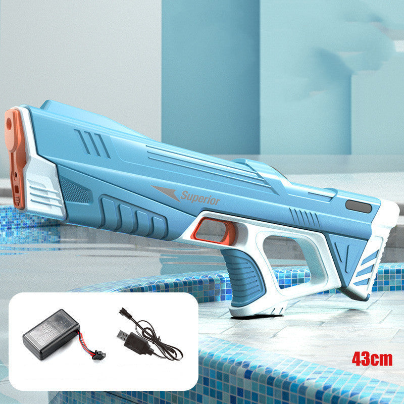 Summer Full Automatic Electric Water Gun Toy Induction Water Absorbing High-Tech Burst Water Gun Beach Outdoor Water Fight Toys What Else You Got?
