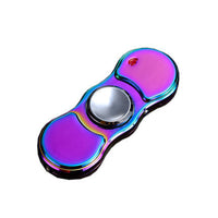 Fingertip Gyro Spinner - Premium Zinc Alloy Rechargeable Fidget Toy with USB Charging