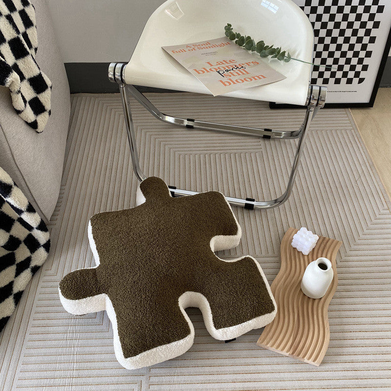 Fashion Stuffed Creative Puzzle Shaped Pillow Modern Spliceable Cushion Throw Pillow Living Room Waist Cushion Home Decoration What Else You Got?
