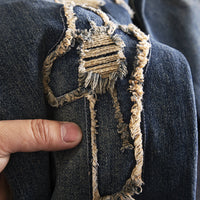 Men's Retro Ripped Jeans – Personalized Distressed Denim