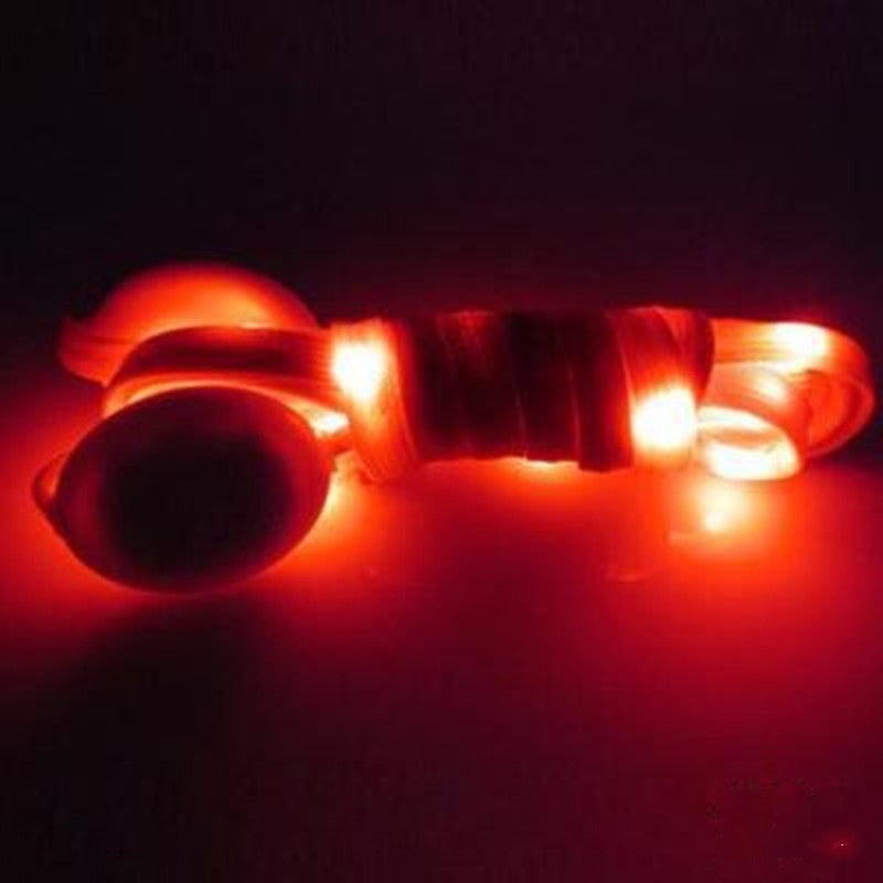 Night Running LED Luminous Flat Shoelaces – Flashing Safety Light Laces What Else You Got?