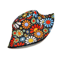 Retro Floral Sun Hat for Women - Bloom in Style