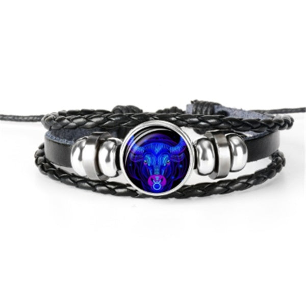 12 Zodiac Constellation Bracelet Luminous Braided Design Bracelet For Men Women Kids What Else You Got?