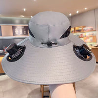 Stay Cool & Protected with a Solar-Powered Fan Hat