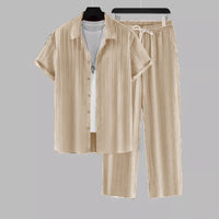 Men's Striped Suit Set - Coordinate with Confidence & Style