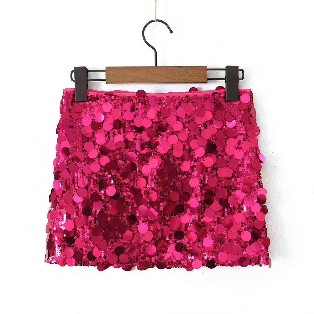Women's Sequin Mini Skirt | Glamorous Party Skirt | Trending Shimmer Bodycon Skirt 2026 What Else You Got?
