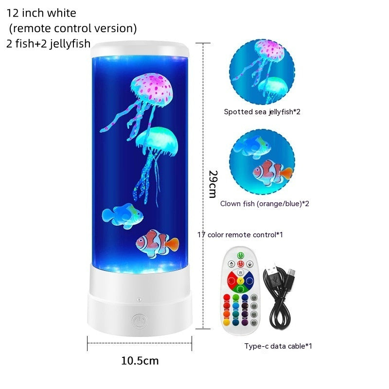 Jellyfish Lamp USB Colorful LED Color Changing Home Atmosphere Small Night Lamp What Else You Got?
