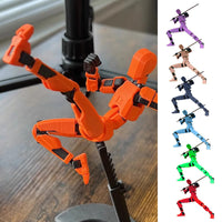 3D Printed Shapeshift Robot Mannequin - Movable Action Figure for Creative Play & Gift Giving