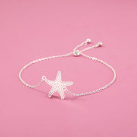Glow-in-the-Dark Starfish Bracelet - Christian Jewelry with Scripture Inspiration