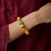 Hetian Jade Pixiu Zodiac Bracelet – Feng Shui Wealth & Protection Charm for All 12 Zodiac Signs