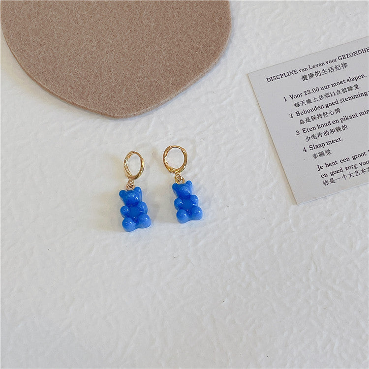 South Korea Colorful Candy Bear Earrings – What Else You Got?