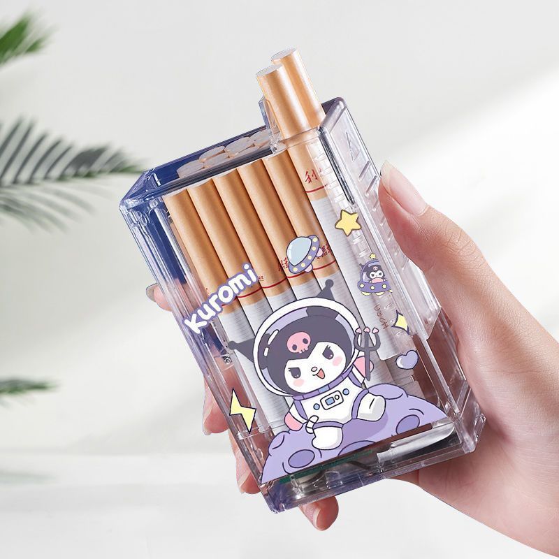 Cute Transparent Cigarette Case with Built‑In Lighter What Else You Got?