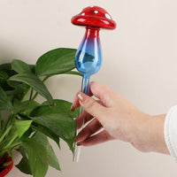 Pink Tulip Plant Watering Bulbs - Automatic Self-Watering Drippers for Indoor & Outdoor Plants - Elegant Glass Plant Care
