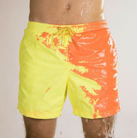 Miracle Color-Changing Christian Beach Shorts - Quick Dry Swimwear for Men