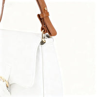 Minimalist White Crossbody Bag – Lightweight Everyday Shoulder Purse