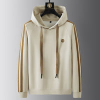 Men’s Casual Streetwear Hooded Jacket & Slim-Fit Pants Set – Spring & Fall Two-Piece Outfit