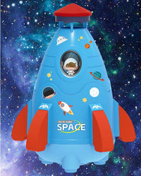 Kids Space Rocket Water Sprinkler Toy - Fun Outdoor Activity for Kids