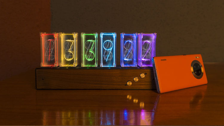 Modern Digital Nixie Tube Clock 6-tubes Night Light Bedroom Desktop Clock What Else You Got?