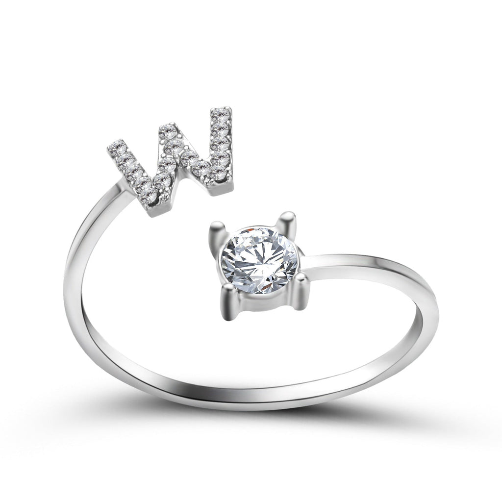 New Design Adjustable 26 Initial Letter Ring Fashion Jewelry For Women Simple Elegant Jewelry What Else You Got?