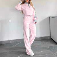Divine Comfort Set: Elegant Lapel Shirt & Soft Hoodie for Women in Cotton