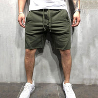 Men's Grey Gym Shorts – Breathable Cotton Athletic Training Shorts for Workouts & Casual Wear