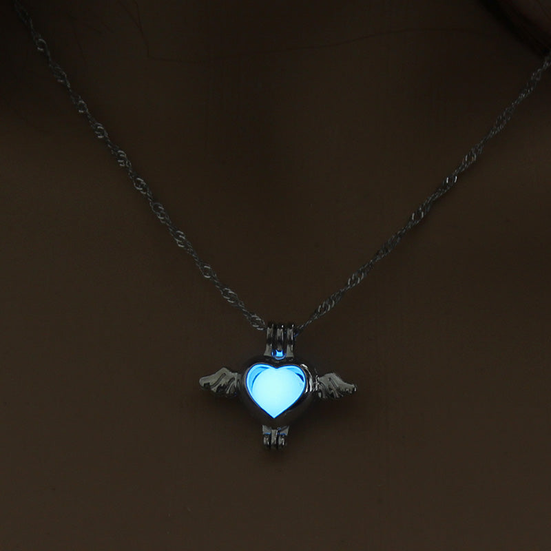 Glow‑in‑the‑Dark Angel Wing Necklace What Else You Got?