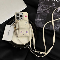 Crossbody Wallet Phone Case with Strap – Lightweight PU Leather Phone Bag for Women