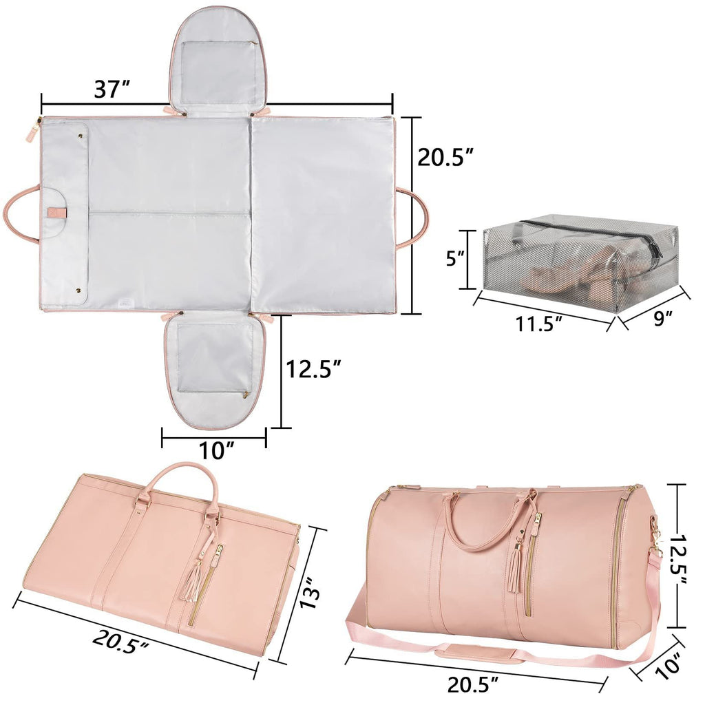 Large Capacity Travel Duffle Bag Women's Handbag Folding Suit Bag Waterproof Clothes Totes What Else You Got?