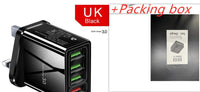 4-Port USB Fast Charging Power Bank Adapter - Illuminate Your Faith & Devices!