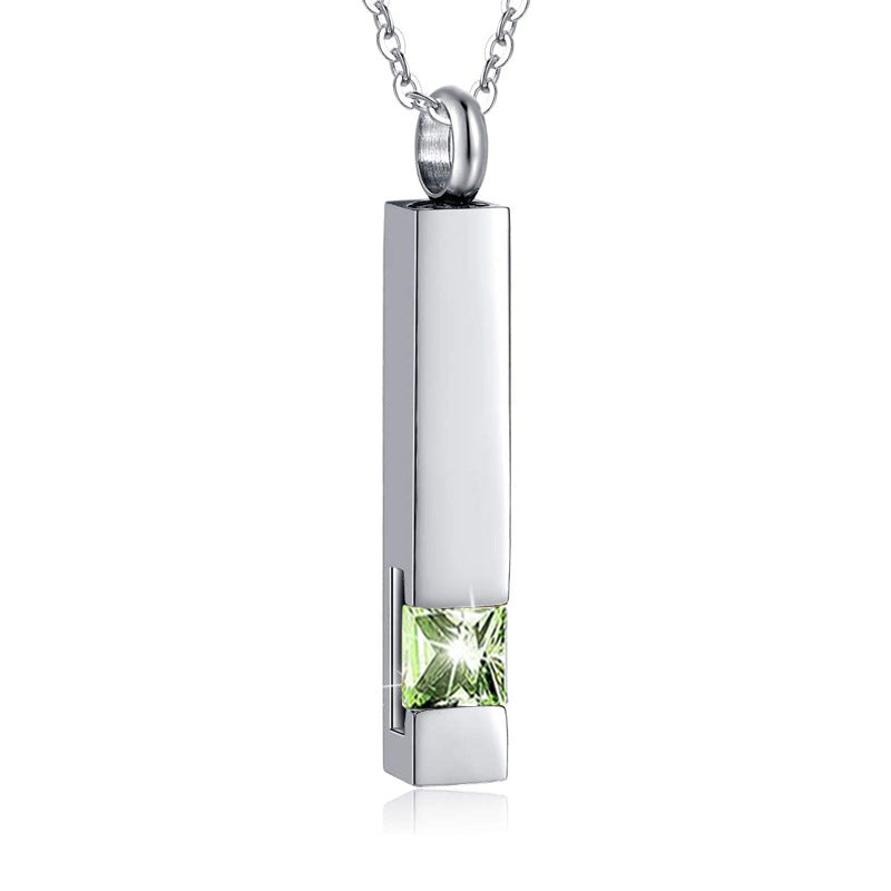 Twelve Birthday Stone Ashes Necklace Can Be Opened With Diamonds Zodiac What Else You Got?