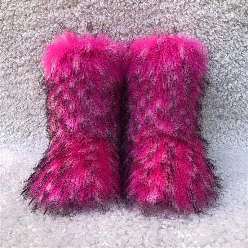 Raccoon Dog Fox Fur Fur Snow Boots What Else You Got?