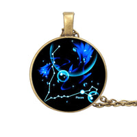 Heavenly Constellation Gemstone Necklace - Zodiac Starry Sky Jewelry
