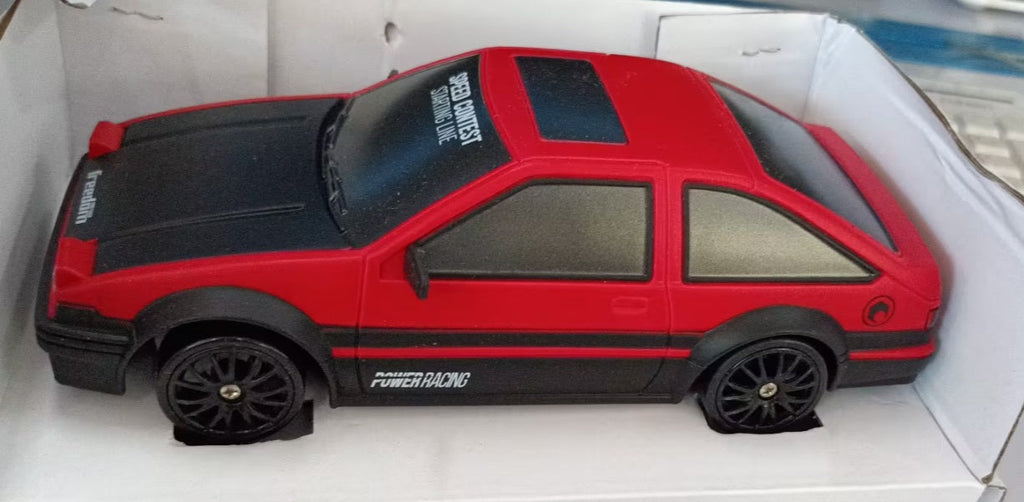 2.4GHz 1:24 4WD RC Drift Car with LED Lights – High-Speed Remote Control Racing Car for Kids (Rechargeable, Cones Included) What Else You Got?